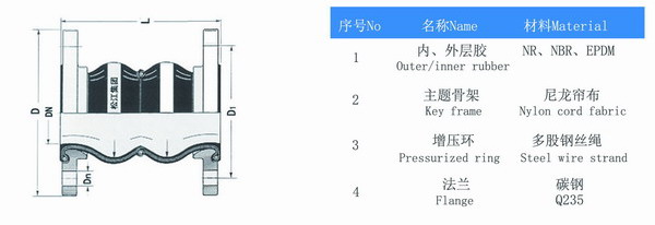 DN125雙球體91免费视频污下载結構圖